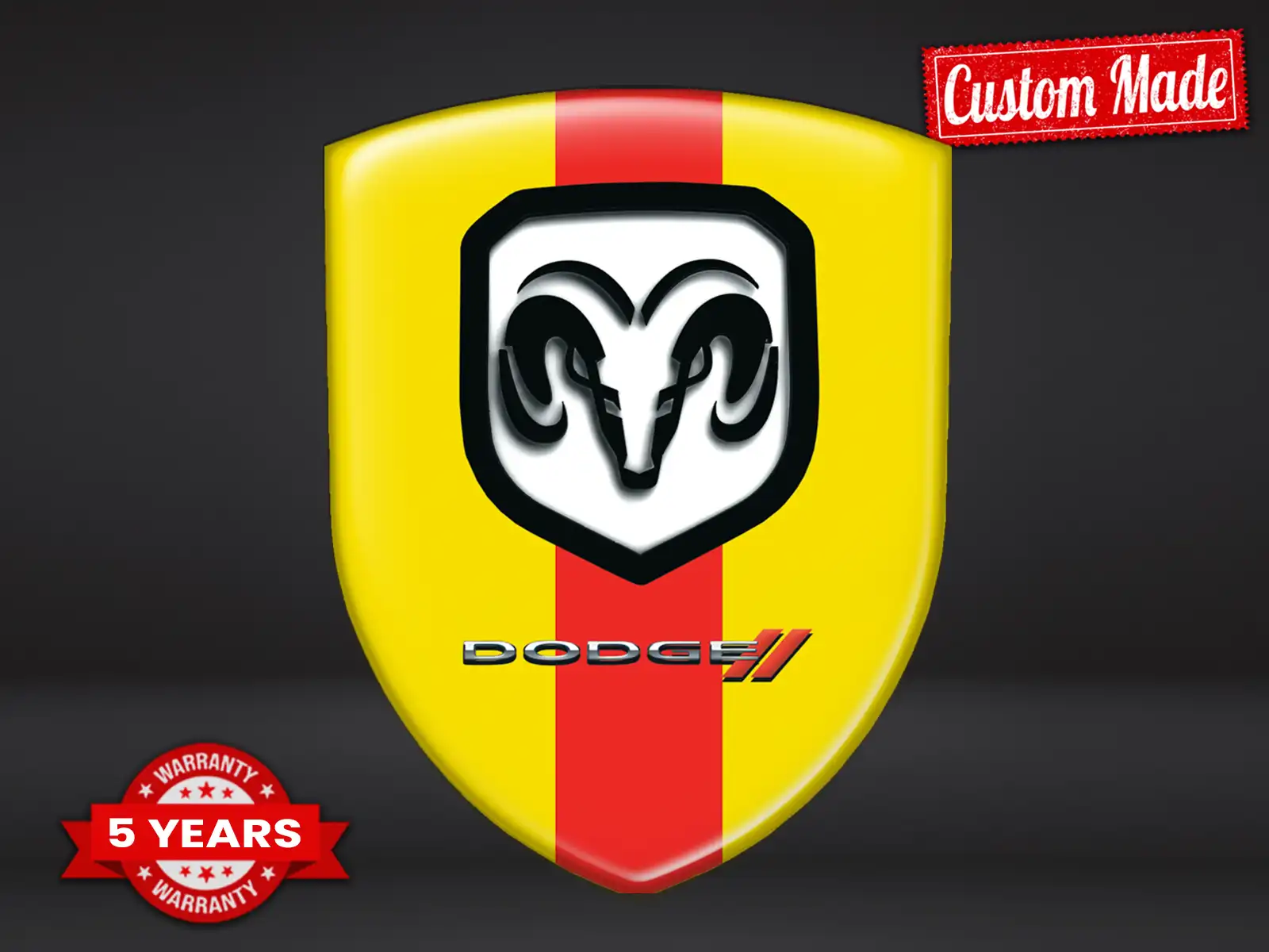 Dodge Selbstklebende Folien Exklusive Optik Autoaufkleber